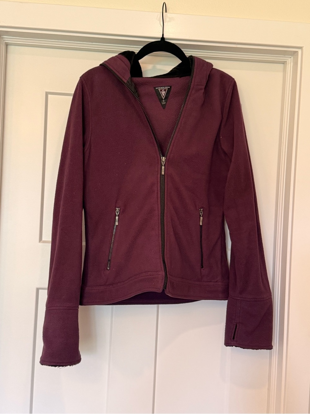 SCOTTeVEST Jacket Womens S Purple Chloe Hoodie Full Zip Travel Pockets Outdoors